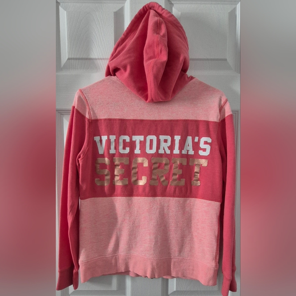 Victoria's Secret Pink Coral Dream Angel Wings Sweatshirt Hoodie Essential XS